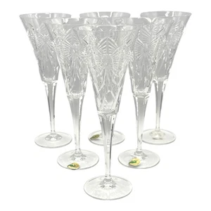 Waterford Crystal Happiness Toasting Flute Millennium Collection 6Pc Set - Picture 1 of 10