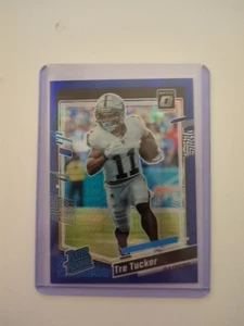 2023 Panini Donruss Optic - Rated Rookie Tre Tucker #261 Blue Hyper Prizm (RC) - Bild 1 von 2