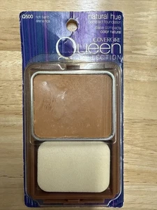 COVERGIRL QUEEN  Natural Hue COMPACT FOUNDATION Q500 Rich Sand 0.4 Oz Rare - Picture 1 of 5