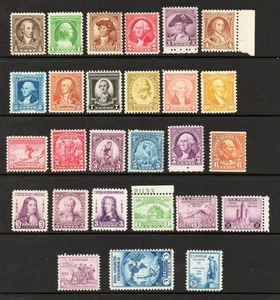 Sello de Estados Unidos #704-715, 716 / / 733.......Como nuevo MnH... CV $44 - Imagen 1 de 1