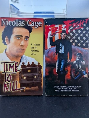 Vintage FireFight And Time To Kill VHS Post Apocalyptic Adventure Used  - Image 1 of 4