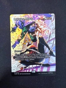 Relentless Assault (BORDERLESS) Marvel's Spider-Man - Magic/MTG - Bild 1 von 2