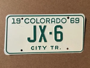 Targa trattore Colorado City 1969 JX-6 (NOS) **NUMERO BASSO** - Foto 1 di 3