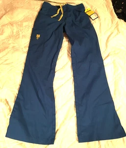 Unisex Gr. XS Wonder Wink Scrub Hose, blau Schlag Poly/Baumwolle NEU mit Etikett - Bild 1 von 3