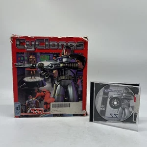 Cyclones IBM CD-ROM Vintage PC Game 1994 Raven Software Incomplete! Box Damage! - Picture 1 of 18