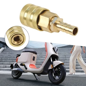 Robust Brass Tire Valve Clip Pump Connector Wear Resistant and Interchangeable - Picture 1 of 12