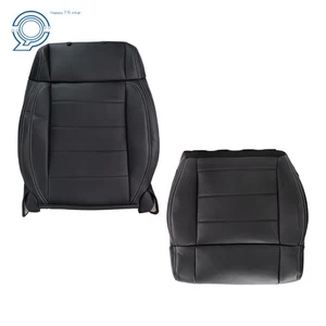 Driver Seat Covers Pair Bottom Cushion & Backrest Leatherette For Wrangler 07-12 - Picture 1 of 15