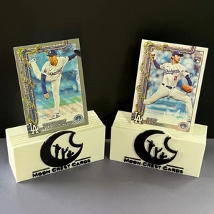 Yoshinobu Yamamoto (#H159 Silver Glitter) + Roki Sasaki (#H23 RC) -2025 Topps 🎄 - Bild 1 von 2