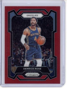 Derrick Rose 2023-24 Panini Prizm Red 110/299 - Bild 1 von 2