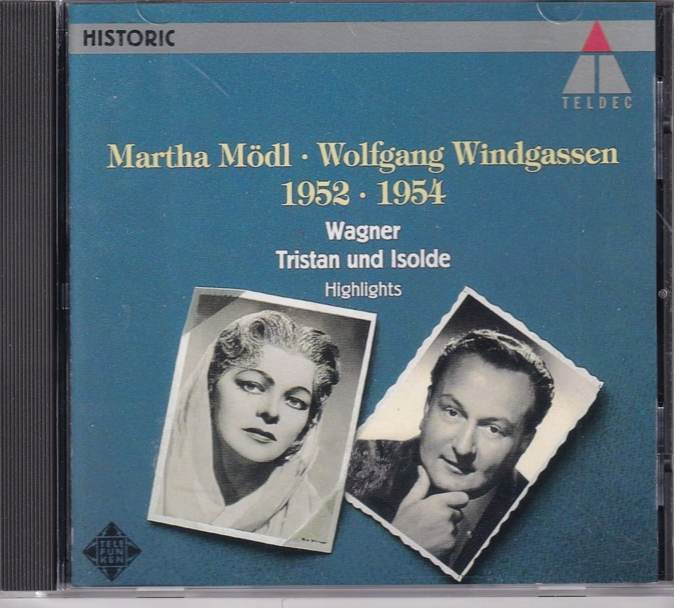 Компакт-диск MARTHA MODL WOLFGANG WINDGASSEN 1952-1954 Tristan & Isolde Highlights - Изображение 1 из 1