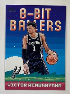 2025-26 Topps 8-Bit Ballers Insert #8B-4 Victor Wemanyama San Antonio Spurs - Picture 1 of 2