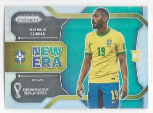 Matheus Cunha Brazil 2022 Panini PRIZM FIFA World Cup New Era Silver Rookie #19 - Picture 1 of 1