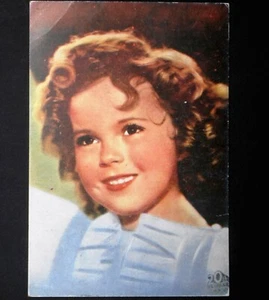 Shirley Temple Card Postcard Postcards Vintage Years 60 American Actress Abc - Picture 1 of 1