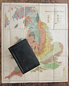 1887 Woodward Geology England Wales & Map James Geikie Presentation Copy Letter - Picture 1 of 12