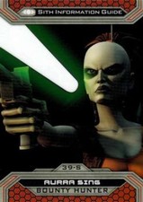 2015 Topps Star Wars Chrome Perspectives: Jedi vs Sith Base or Refractor PFL