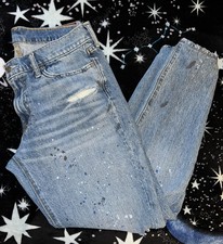 Abercrombie & Fitch Men's Langdon Slim / Skinny Jeans 31X32 Distressed🔥