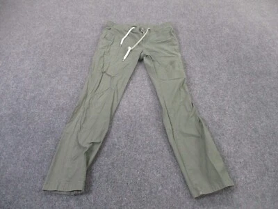 Vuori Pants Womens L Green Canvas Track Joggers Stretch Ripstop vw401 Adult — 第 1/4 张图片