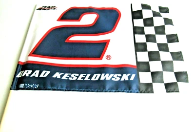 Bandeira de corrida NASCAR Brad Keselowski #2 Team Penske 12"x17" WinCraft - Imagem 1 de 3