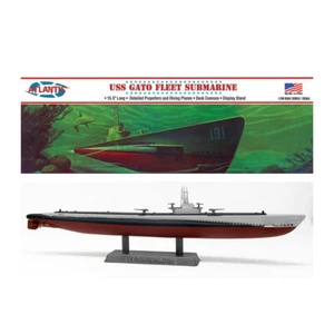 USS GATO Fleet Submarine 1:240 Kit Modelo Atlantis Modelos HECHO EN EE. UU. - Imagen 1 de 5