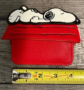 Portafoglio Snoopy pelle rossa nuovo - Foto 1 di 5