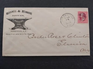 New York: Horseheads 1898 Rockwell Hammond Stoves Hardware Advertising Cover - Bild 1 von 2