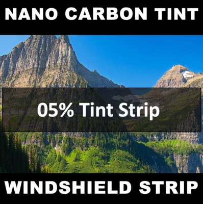 GMC Acadia Windshield tint strip precut 5% Nano Carbon - Image 1 of 4