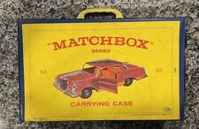 1965 MATCHBOX Series 53 Carrying Case with 40 Piece Vehicle Collection