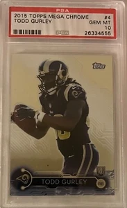 2015 Topps Mega Chrome Todd Gurley RC Gem Mint PSA 10 - Picture 1 of 2