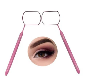 Pair of Eyebrow Eyelash Makeup Mirror For Right and Left Eye Cool Pink Colored** - Picture 1 of 4