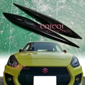 Cubierta de faros de párpado negro brillante Suzuki 18-23 Swift / Swift Sport ZC33 ZC33S ◎ - Imagen 1 de 3