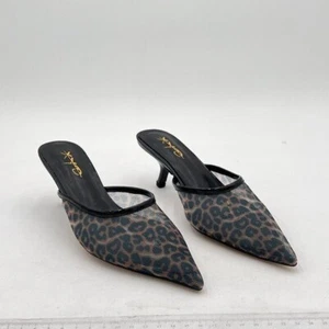 XYD Women High Heels Mules Pointed Toe Slip On Slide Sandals Fashion Dress Slipp - Picture 1 of 7