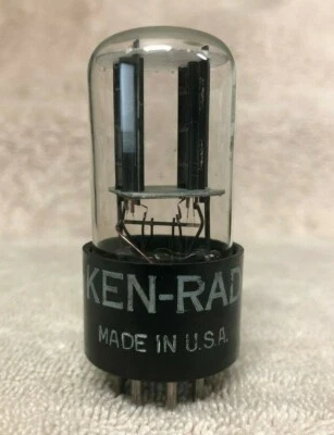 Ken-Rad 6SN7 GT Vacuum Tube Missing Guide Pin - Image 1 of 3