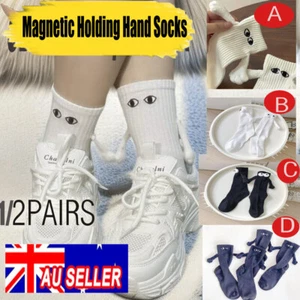 Funny Magnetic Suction 3D Doll CoupVN Sock Holding Hand SockS for CoupQS - Picture 1 of 39