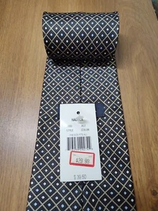 NAUTICA Men's Silk Tie Geometric 56x4" NWT MSRP: $39.50 Necktie - Picture 1 of 11
