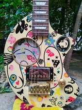 Fernandes Zo3 Nomad Art Rock Led Zeppelin III Jimmy Page inspiriert gebraucht for sale