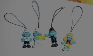 4 piezas Pitufos Pitufo Árbitro Pitufo Fútbol Edeka 2012 - Imagen 1 de 1