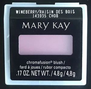 New In Package Mary Kay Chromafusion Blush Wineberry Full Size ~Fast Ship - Picture 1 of 3