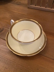 Vtg Royal Swansea Yarborough Teacup And Saucer - Picture 1 of 4