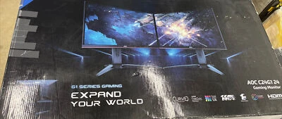 AOC C24G1 24in. Gaming Monitor - Black - Image 1 of 2