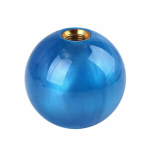 Electric Blue Gear Shift Knob Round Ball Shape to Suit Most Models with Threads