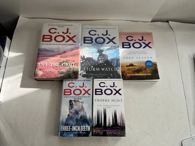 Lot of 5 Books by C.J. Box PB/HC Joe Pickett Series: Trophy Hunt Storm Watch - Image 1 of 4