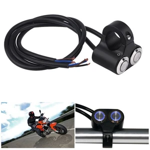 7/8inch 22mm Motorcycle Handlebar Switch Headlight Brake Fog Light ON/OFF - Picture 1 of 11