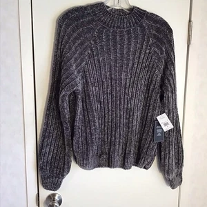 Volcom Womens She Savage Mock Neck Relaxed Fit Mock Neck Sweater Super Soft - Picture 1 of 7