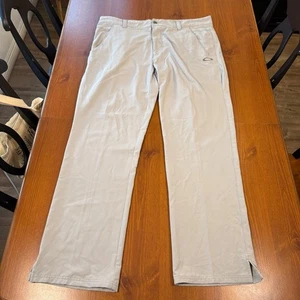 Oakley Mens Pants 38x32 Gray Casual Travel Golf Athletic Lightweight - Picture 1 of 11