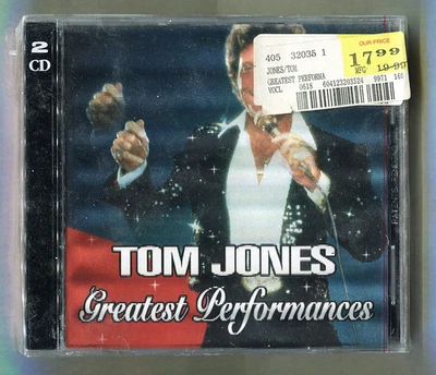 Tom Jones - Greatest Performances (Hits) 2 Compact Discs Set CD - New / Sealed Foto 1 de 2