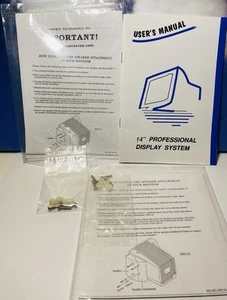 Ancien livret d'instructions d'installation et vis haut-parleur logiciel PC Macintosh - Photo 1/6