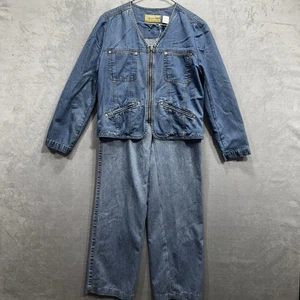 Vintage Liz Claiborne Lizwear Women's Jean Jacket Sz M & Jeans Sz 6 Inseam 27 - Picture 1 of 24