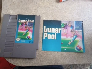 Lunar Pool (Nintendo Entertainment System NES) Cart And Game Manual GREAT Shape - Picture 1 of 8