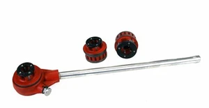 Enhebradora de trinquete expuesta Toledo Pipe 12R 1/2" 3/4" 1" se adapta a troqueles RIDGID® 700 HSS - Imagen 1 de 2