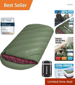 XXL Schlafsack Winter Camping Outdoor Übergröße Erwachsene Baumwolle Polyester - Bild 1 von 11